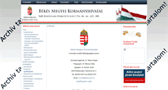Desktop Screenshot of bekeskh.hu